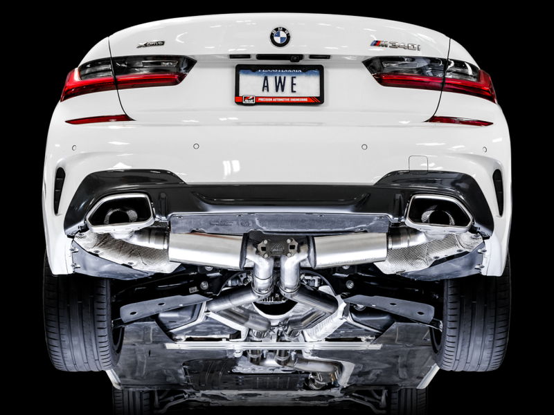 Escape AWE Tuning 2019+ BMW M340i (G20) Non-Resonated Touring Edition (use dicas OE)