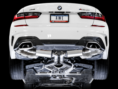 Escape AWE Tuning 2019+ BMW M340i (G20) Non-Resonated Touring Edition (use dicas OE)