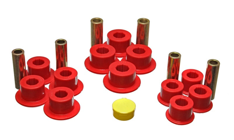 Juego de ballestas traseras Chevy Energy Suspension - Rojo