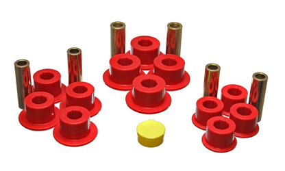 Juego de ballestas traseras Chevy Energy Suspension - Rojo