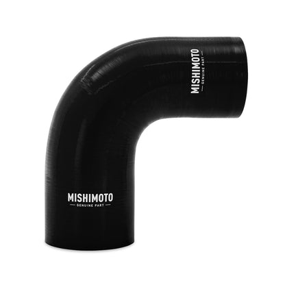 Acoplador reductor de silicona Mishimoto 90 grados 2.5in a 2.75in - Negro