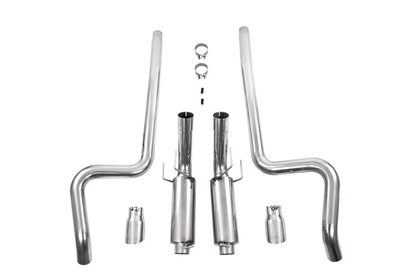 MBRP 11-14 Ford Mustang GT 5.0L Dual Split Rear Race Versión T409 3in Cat Back Sistema de escape