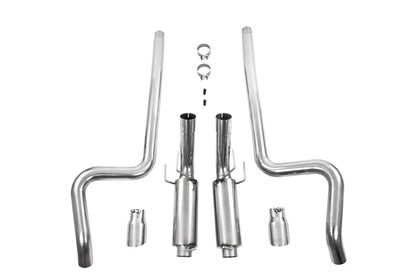 MBRP 11-14 Ford Mustang GT 5.0L Dual Split Rear Race Versión T409 3in Cat Back Sistema de escape