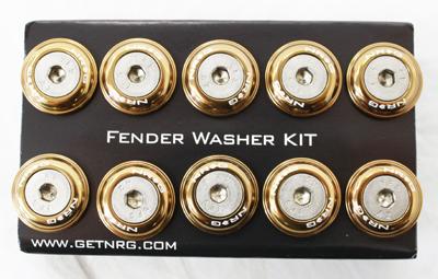 NRG - FENDER WASHER KIT; RIVETS FOR PLASTIC; SET OF 10