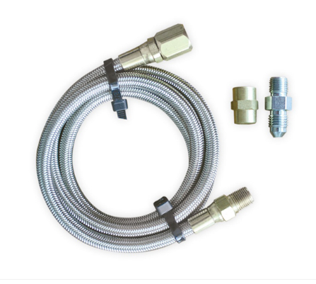 Longacre Racing - Gauge Line Kit -4AN Hose (45040)