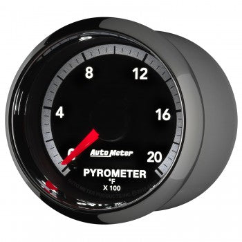 Auto Meter - 2-1/16" PYROMETER, 0-2000 °F, STEPPER MOTOR, GEN 4 DODGE FACTORY MATCH (8547)