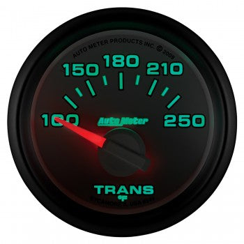 Auto Meter - 2-1/16" TRANSMISSION TEMPERATURE, 100-250 °F, AIR-CORE, GEN 3 DODGE FACTORY MATCH (8549)