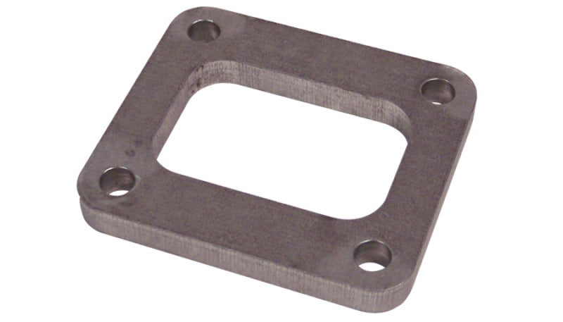 Brida de entrada Vibrant T04 Turbo (entrada rectangular) de acero dulce de 1/2 pulg. de espesor