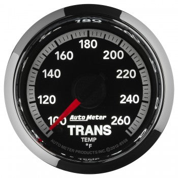 Auto Meter - 2-1/16" TRANSMISSION TEMPERATURE, 100-260 °F, STEPPER MOTOR, GEN 4 DODGE FACTORY MATCH (8558)