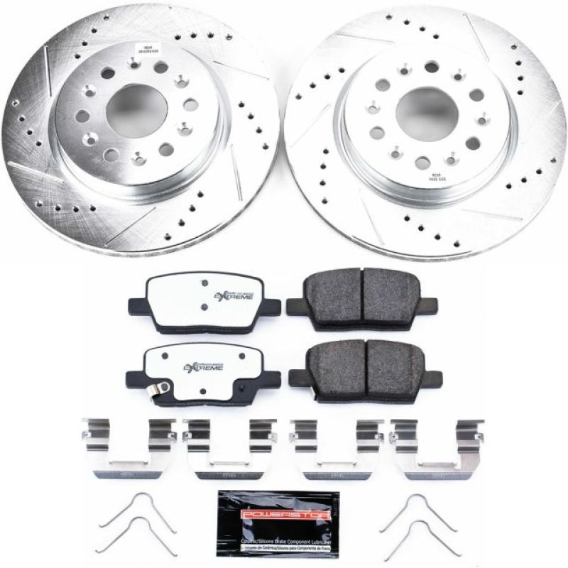 Power Stop 18-19 Buick Enclave trasero Z26 Street Warrior Kit de freno