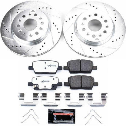 Power Stop 18-19 Buick Enclave trasero Z26 Street Warrior Kit de freno
