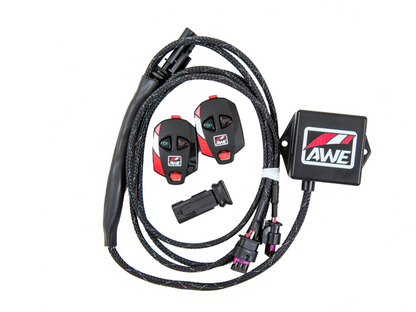 AWE Tuning Ford Focus RS SwitchPath Cat-back Escape - Diamond Black Tips
