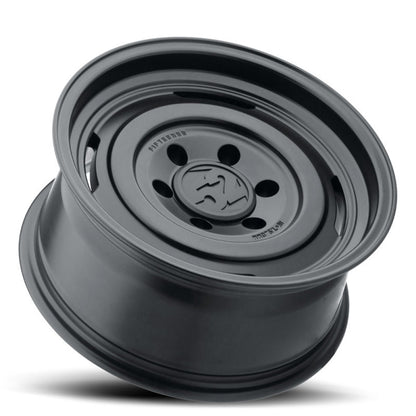 quinze52 Analógico HD 16x7,5 6x139,7 0mm ET 106,2mm Furo Central Asfalto Roda Preta
