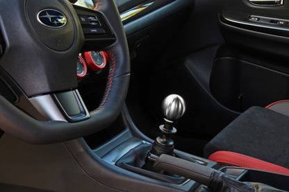 Perrin 15-22 Subaru WRX 2.0in. Botão de mudança de bola SS (com correção de chocalho) - escovado