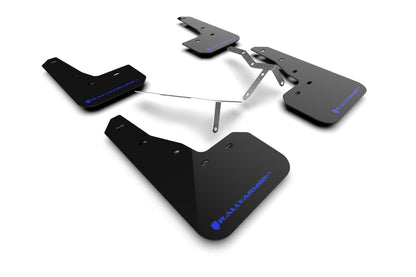 Rally Armor 22-26 Honda Civic/Civic Si/Sport Black UR Mud Flap w/Blue Logo