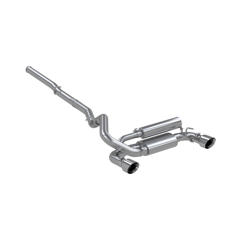 MBRP 2016+ Ford Focus RS Escape Cat-Back de salida doble aluminizado de 3 pulgadas