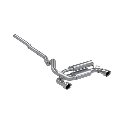 MBRP 2016+ Ford Focus RS Escape Cat-Back de salida doble aluminizado de 3 pulgadas
