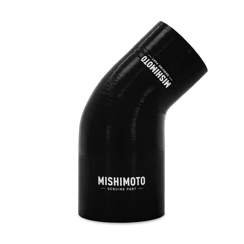 Acoplador Redutor de Silicone Mishimoto 45 Graus 2,5 pol. a 3,25 pol. - Preto