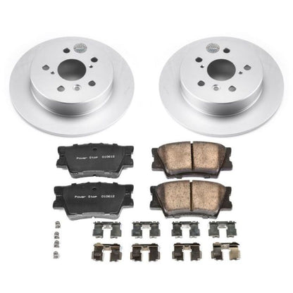 Power Stop 18-19 Toyota Camry traseiro Z17 Evolution Kit de freio revestido Geomet