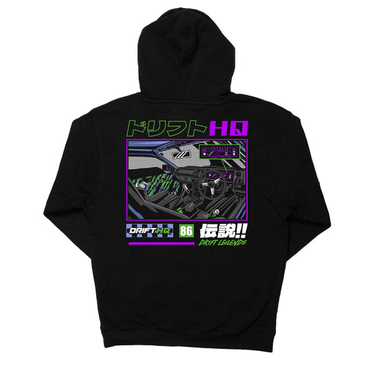 Drift HQ - AE86 Interior Hoodie