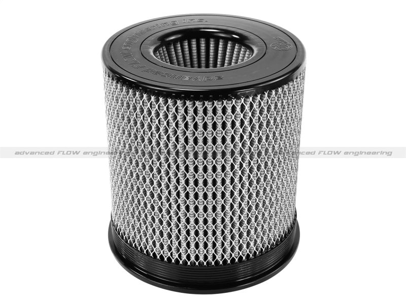 aFe MagnumFLOW Filtro de ar Pro DRY S Flange de 6 pol x 8 1/8 pol Base/Top (INV) x 9 pol A