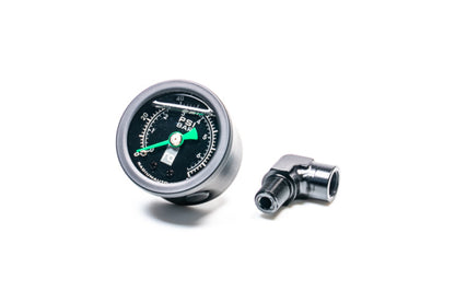 Medidor de pressão de combustível de 0-100 PSI da Radium Engineering com adaptador de 90 graus