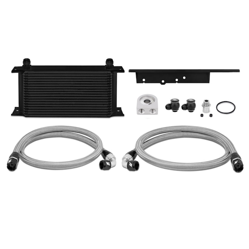 Kit de refrigerador de óleo Mishimoto 03-09 Nissan 350Z / 03-07 Infiniti G35 (somente cupê) - preto