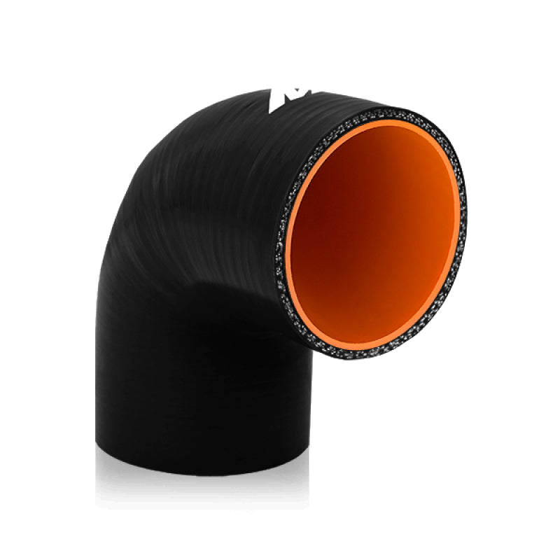 Mishimoto 2.75in Acoplador de 90 grados - Negro