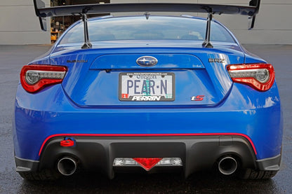 Perrin 13-20 &amp; 2022 Subaru BRZ / 13-16 Scion FRS / 17-20 Toyota 86 Kit de gancho de remolque (trasero) - Rojo