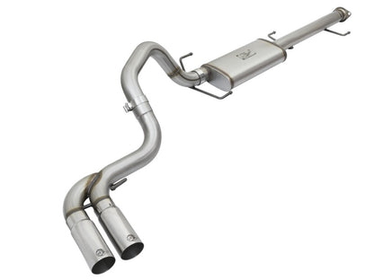 aFe Rebel Series Sistema de escape Cat-Back de acero inoxidable de 3 pulgadas con puntas pulidas 07-14 Toyota FJ Cruiser