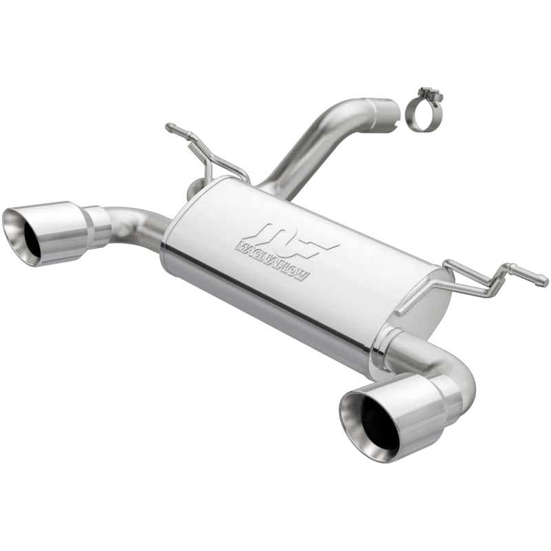 MagnaFlow 2018+ Jeep Wrangler 3.6L Escape de eje trasero con punta doble pulida