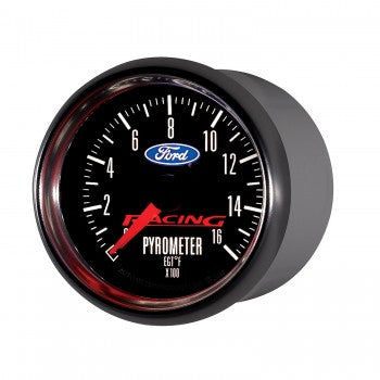 Auto Meter - 2-1/16" PYROMETER, 0-1600 °F, STEPPER MOTOR, FORD RACING (880078)
