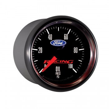 Auto Meter - 2-1/16" OIL PRESSURE, 0-100 PSI, STEPPER MOTOR, FORD RACING (880085)
