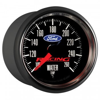 Auto Meter - 2-1/16" WATER TEMPERATURE, 100-260 °F, STEPPER MOTOR, FORD RACING (880086)