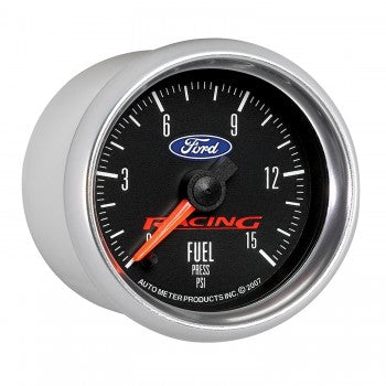 Auto Meter - 2-1/16" FUEL PRESSURE, 0-15 PSI, STEPPER MOTOR, FORD RACING (880107)