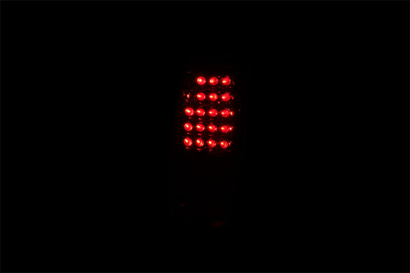 ANZO 2003-2006 Chevrolet Silverado 1500 LED lanternas traseiras cromadas