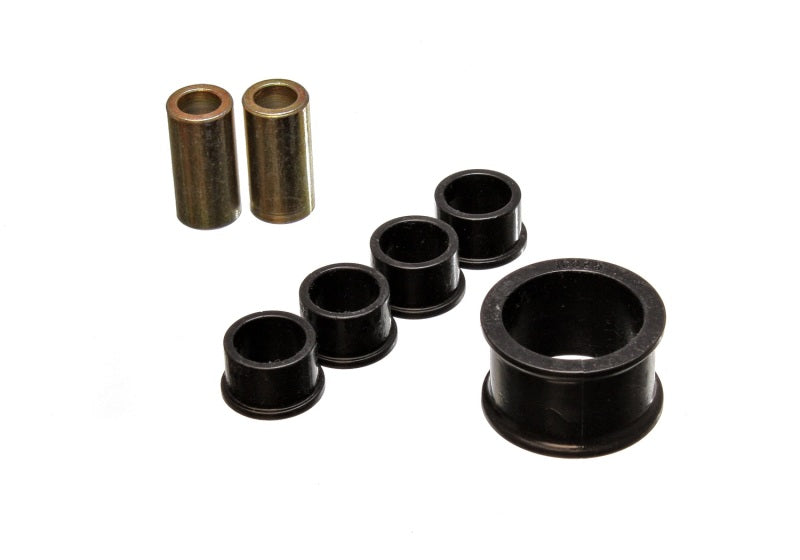 Energy Suspension 02-09 Nissan 350Z / 03-07 Infiniti G35 Coupe Black Conjunto de buchas de cremalheira e pinhão