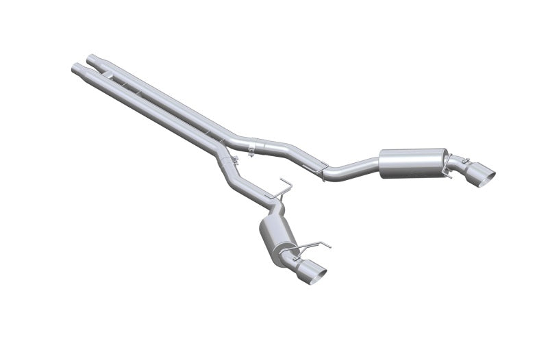 MBRP 15-17 Ford Mustang GT 5.0 3 pol Cat Back Dual Split Rear Race Version 4.5 in Tips - T409