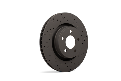 Hawk Talon 2007 Mazda 3 i Drilled and Slotted Rear Brake Rotor Set