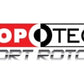 StopTech Honda S2000 AP1 309x32mm Pillar Bi-Slot C43 Sport Front CBK (Street Only)