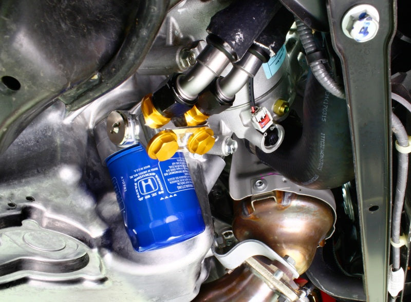 Kit de refrigerador de óleo Perrin 17-19 Honda Civic Type R