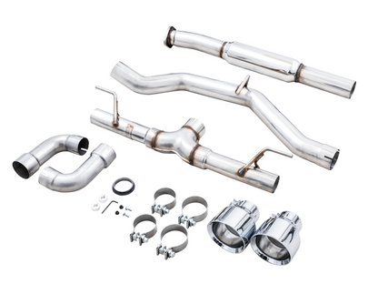 AWE Subaru BRZ/Toyota GR86/Toyota 86 Track Edition Cat-Back Exhaust-Chrome Silver Tips