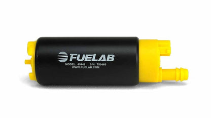 Bomba de combustible eléctrica en el tanque de alto rendimiento Fuelab 494 - 340 LPH In Offset From Out