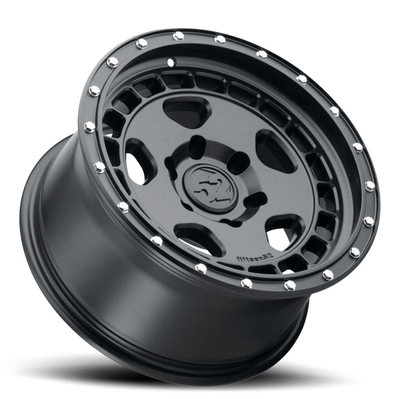 quinze52 Turbomac HD 17x8.5 6x139.7 0mm ET 106.2mm Furo central Asfalto Roda preta
