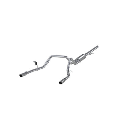 MBRP 14 Chevy/GMC 1500 Silverado/Sierra 4.3L V6/5.3L V8 Dual Split Traseiro Alum 3in Cat Back Exhaust