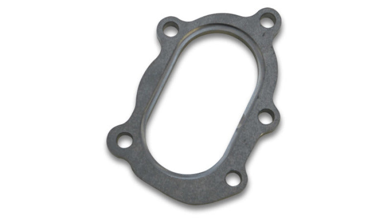 Flange de descarga vibrante GT25R / GT28R com saída oval (5 parafusos) T304 SS 1/2 pol. de espessura