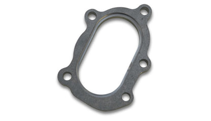 Flange de descarga vibrante GT25R / GT28R com saída oval (5 parafusos) T304 SS 1/2 pol. de espessura