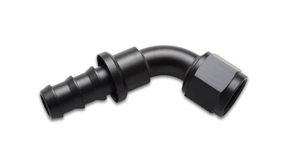 Vibrant Push-On 60 Degree Hose End Elbow Fitting Size -12AN