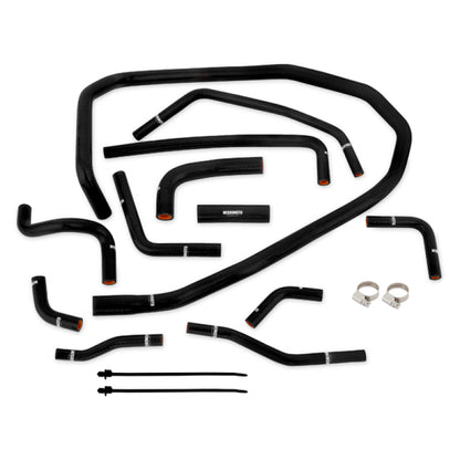 Mishimoto 2015 Subaru WRX Kit de mangueras auxiliares de refrigerante de radiador de silicona negra