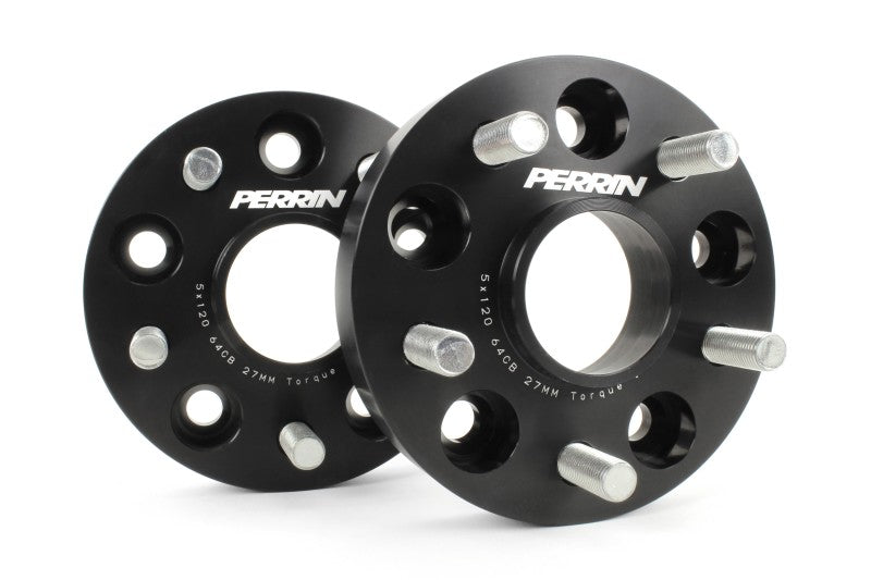 Perrin 17-18 Honda Civic Type R 64.1mm Hub 5x120 27mm Espaciadores de rueda (un par)